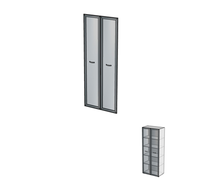 Двери алюминиевые без замка ДШД14.07к.        